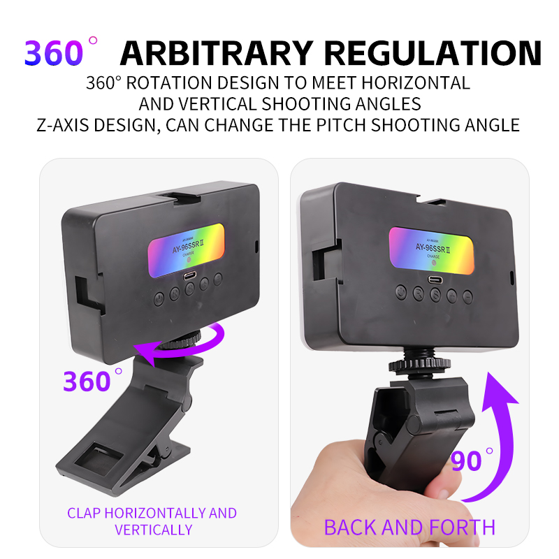 نور پرتابل LED تمام رنگی (RGB)